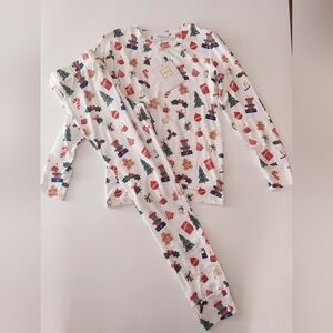 Mary Square Christmas Morning Kids Pajama PJ Set SZ 8 Medium NWT Unisex